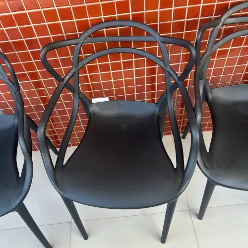 4 Cadeiras Allegra Preta