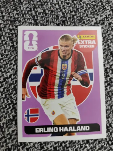 Figurinha copa ERLING HAALAND
