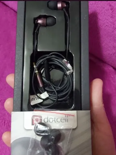 Novo - fone de ouvido dotcell metalico