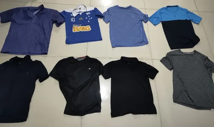 Pacote de 22 roupas masculinas