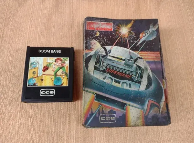 Cartucho Atari Boom Bang Cce + Caixa Com Desgastes