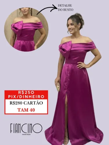 VESTIDO DE FESTA ZIBELINE