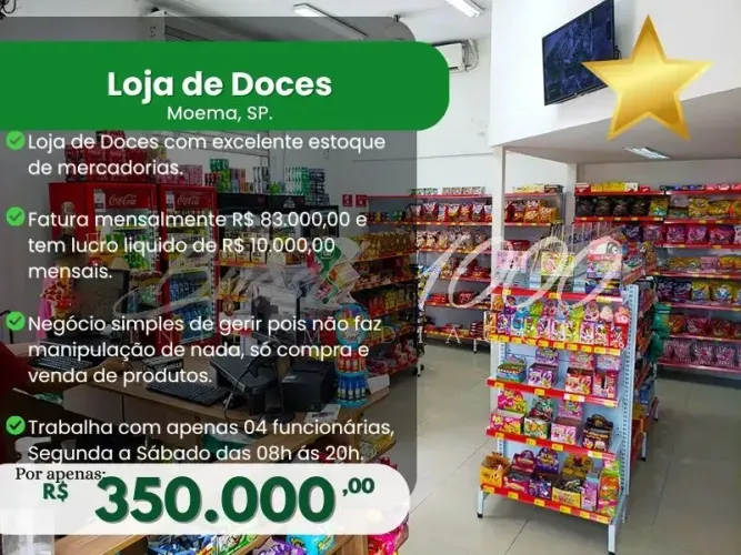 Loja de Doces em Moema, SP. (Cod. 112408)