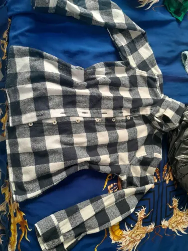 Camisa infantil xadrez