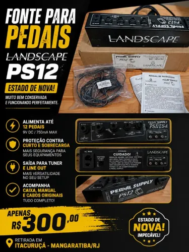 Fonte Landscape ps12 para pedais