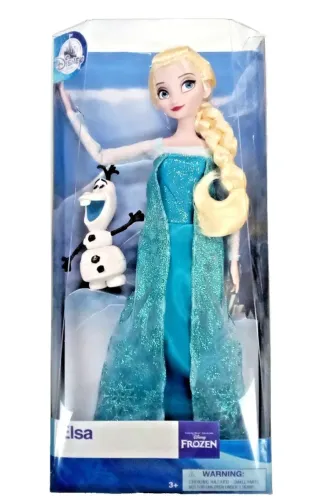 BONECA BARBIE ELSA PRINCESA DISNEY STORE COM PET NOVA LACRADA