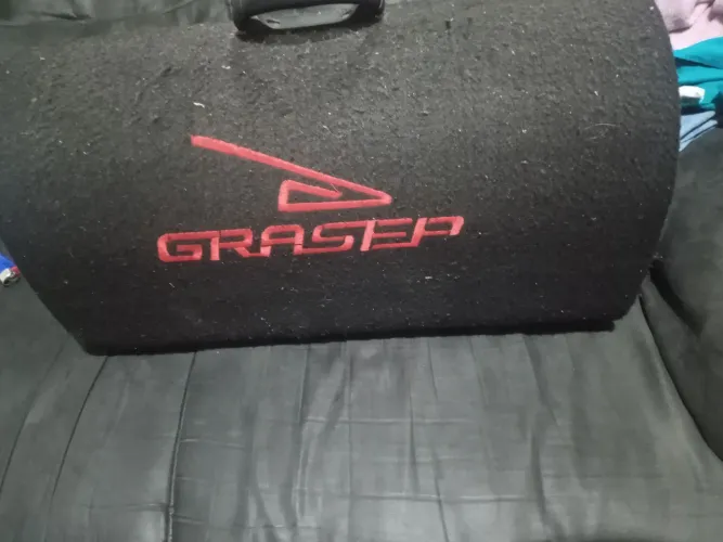 Caixa de som grasep bh2201 amplificadora bluetooth USB auxiliar rádio FM e muito mais