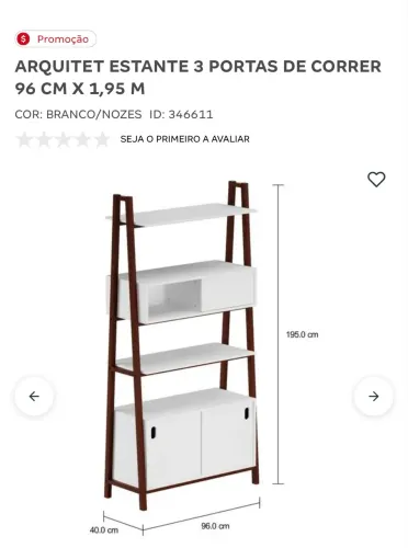Linda Estante Tok Stok Novinha