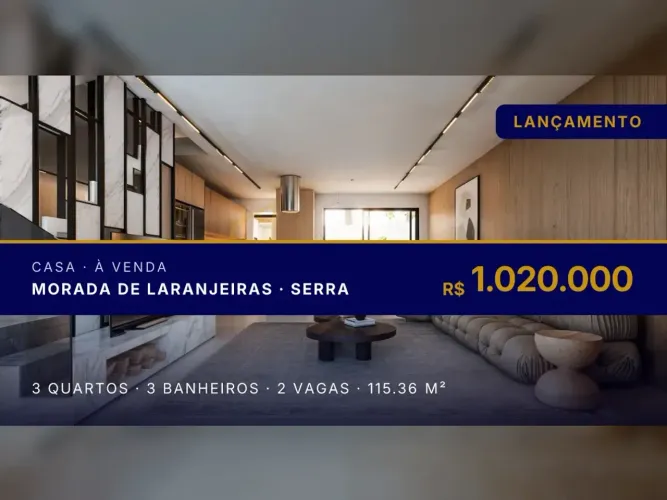 Seu Novo Lar em Morada de Laranjeiras Casa com 3 Suítes e 2 Vagas!