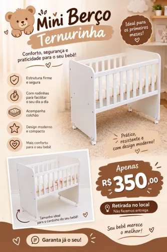 Mini berço ternurinha