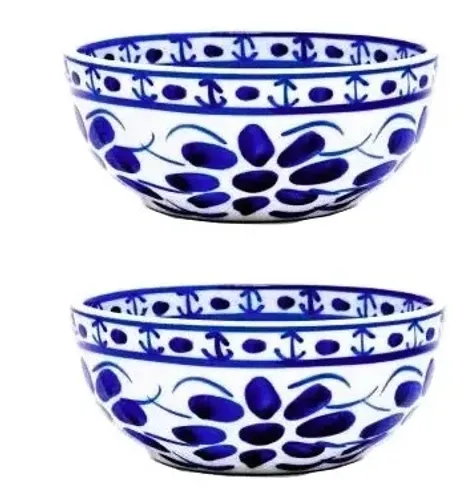 Par Tigelas Bowl Cumbuca Porcelana Monte Sião azul colonial *Sopas & Caldos...