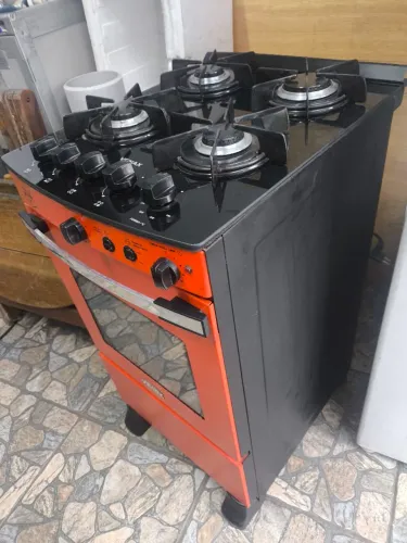 Fogão 4 bocas gás encanado 