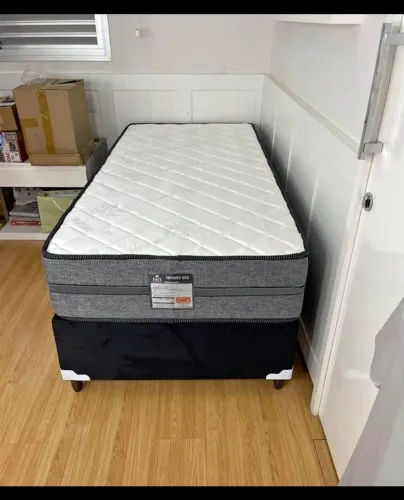 Colchão 26cm Molas Ensacadas + Box Base Solteiro - OFERTA