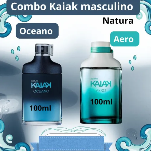 Combo Kaiak Oceano + Kaiak Aero masculino- Natura