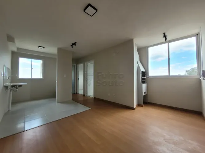 Apartamento nunca habitado no Fragata | 2 dormitórios, living estendido e churrasqueira