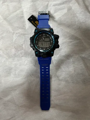 Relógio Masculino Ruixing RXG Digital Esportivo Azul WR30M