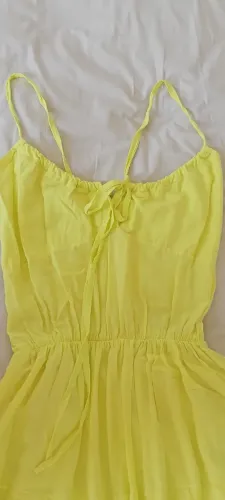 Vestido longo de alças