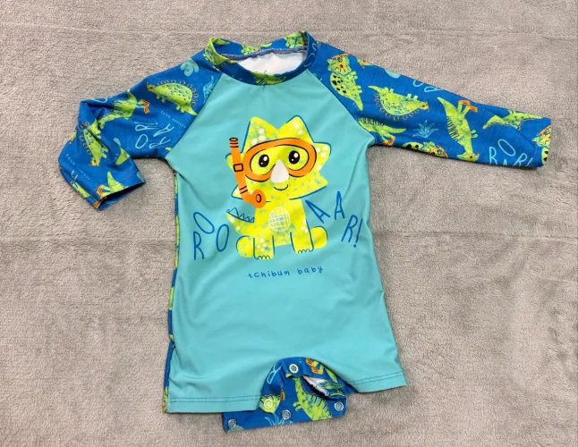 roupa de banho macacão menino 3 meses UV