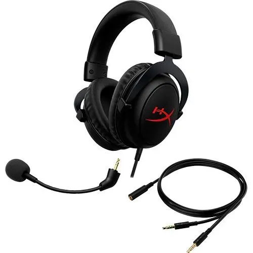 (Novo/Lacrado) Headset Kingston HyperX Cloud Core, Fone de ouvido, Headphone c/ microfone