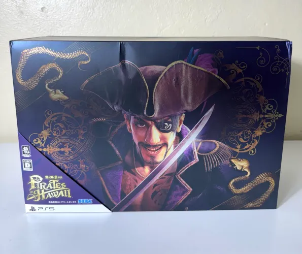 Edição de colecionador japonesa do PS5 Like a Dragon: Pirate Yakuza in Hawaii