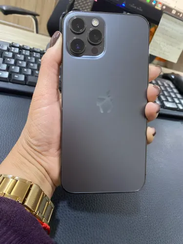iPhone 12 Pro Max 128GB Grafite + Fonte, Cabo, Película e Capinha Completo