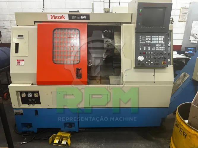 Torno Cnc MAZAK SQT-10M 3 ferr. Acionadas 1995