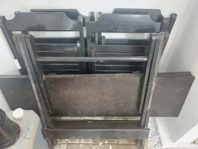 Conjunto de mesa retratil 