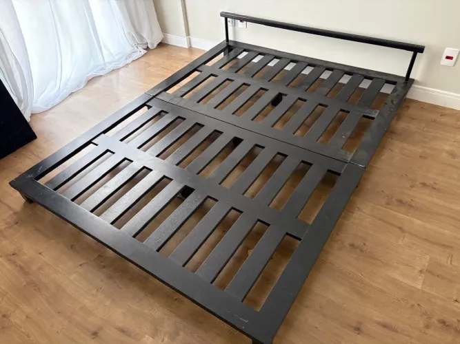 Cama de Casal Estilo Japonesa Tok&Stok 