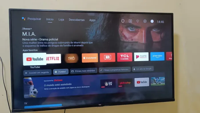 Android tv TCL 50 polegadas