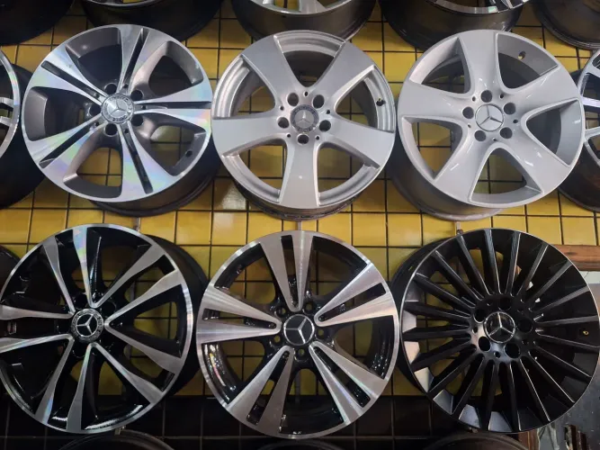 Rodas 17 Mercedes 6 modelos a escolher seminovas 