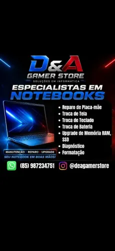 Assistência Técnica Especializada em Notebooks/ Maraponga Fortaleza Ceará