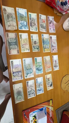 Lote Completo de Notas Históricas do Brasil (Desapego)