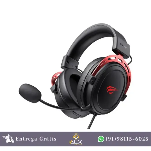 Headset Gamer 50mm Black Havit Gt-h756d *ENTREGA GRÁTIS*