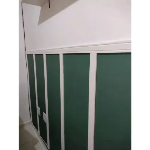 Rodapé autocolante branco decoração 10 metros
