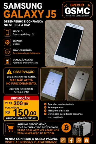 Celular Samsung J5 usado