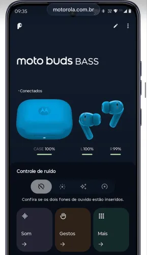 Fone Moto Buds Bass