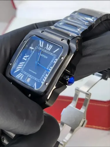 Relógio Cartier Santos Domund All Balck
