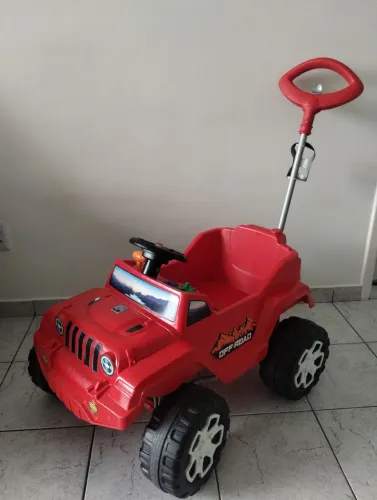 Carrinho de passeio jipinho mini veículo infantil banjipe bandeirantes