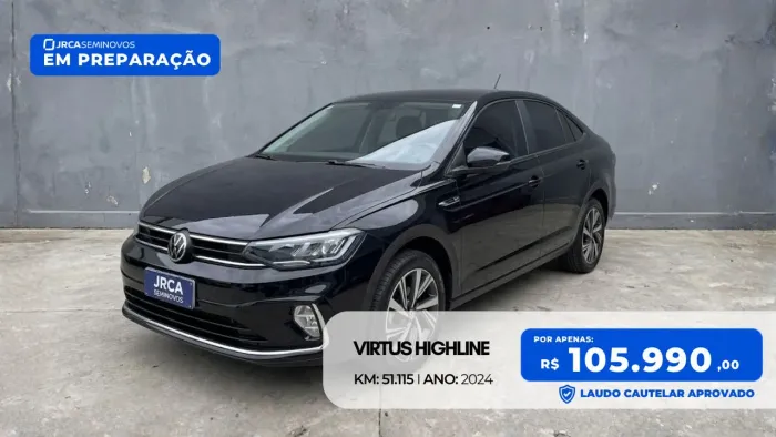 Volkswagen Virtus Highline 200 TSI 1.0 Flex 12V AUT 2024