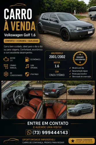 Volkswagen Golf 1.6 MI/ 1.6 MI Gener./black & Silver 2002