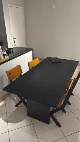 Mesa Executiva/Home Office 1,75 x 0,85 m | Preta | Excelente Estado