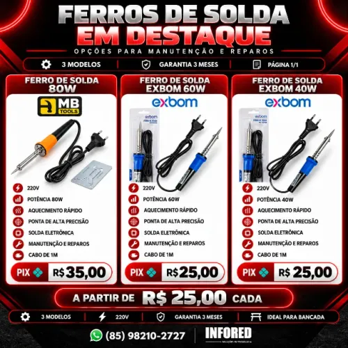 Ferros de Solda em Destaque