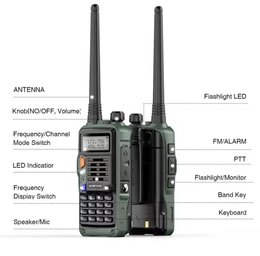 2 rádios  Baofeng UV-S9 vhf uhf à Carregador USB
