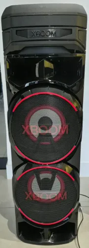 Caixa de Som Torre LG XBOOM RNC9 Bluetooth - Impecável / Muito Nova!