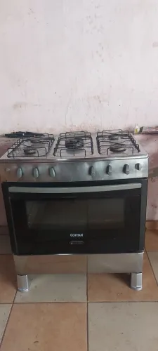Fogao consul inox 5 bocas
