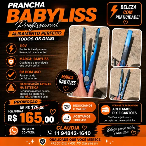 PRANCHA DE CABELO BABYLISS