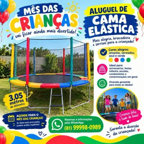 Aluguel Cama Elástica / Pula Pula