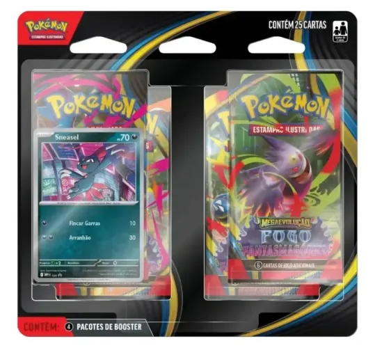 Blister quadruplo de fogo fantasmagórico