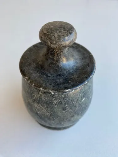 Pote, Porta Joias, Porta Treco, Porta Condimento. Pedra Sabão
