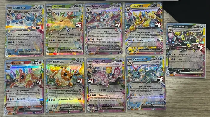 Coleção TCG Pokémon Evoluções do Eevee